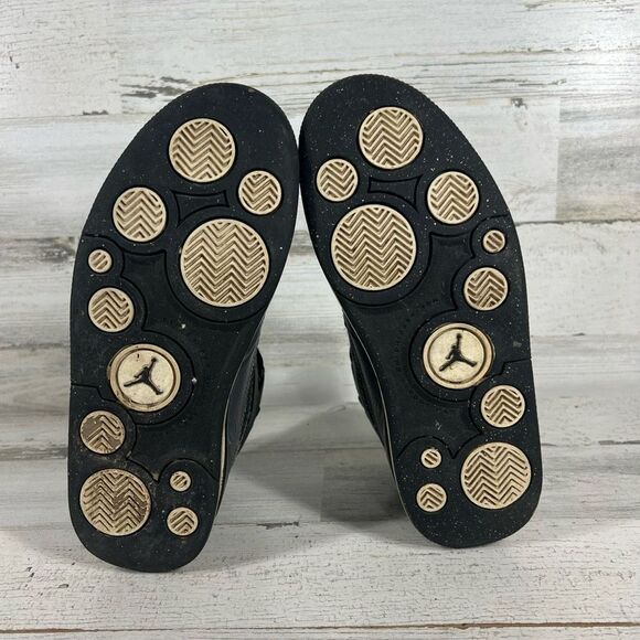 Nike Kids Jordan Flight 654262-005 Black Lace‎ Up Sneakers Size 6Y - Picture 7 of 8